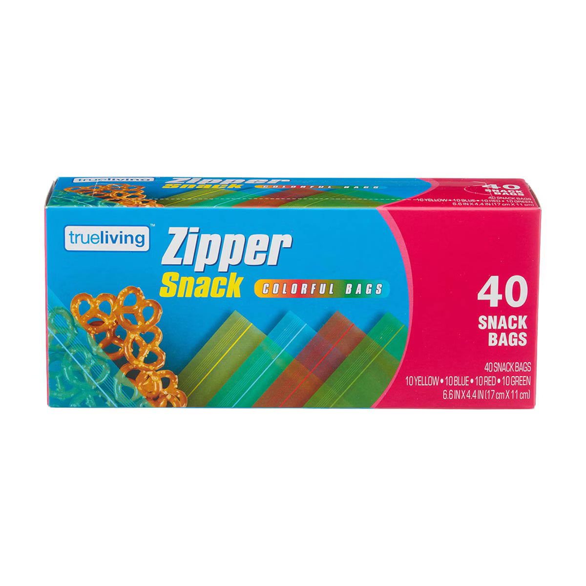 Bolsas con cierre para snacks Dollar, paquete de 24 x 40 unidades