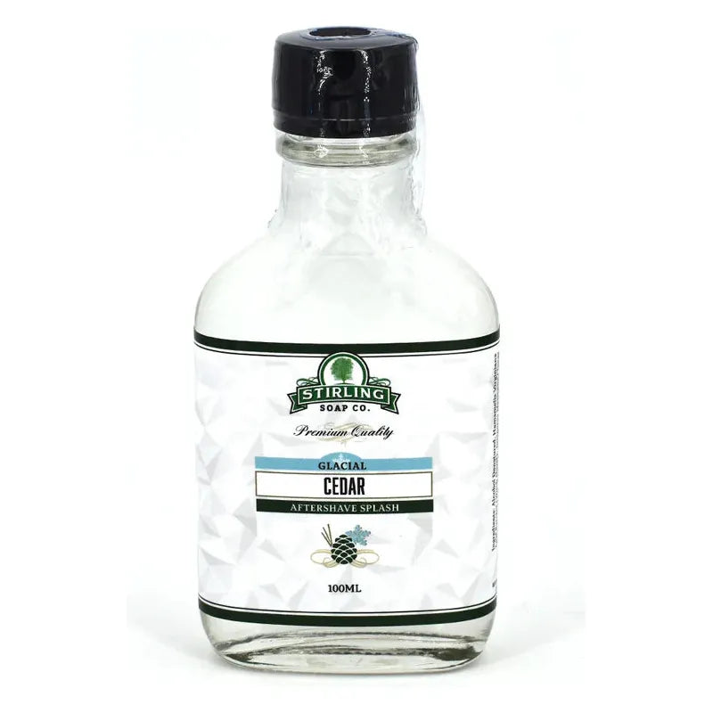 Stirling Soap Co. Cedar Glacial Shaving Collection Shaving Set Pasteur Pharmacy Aftershave 3.3oz