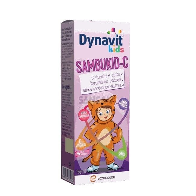 Dynavit KIDS Sambukid-C Elderberry & Vitamin C Syrup 150ml