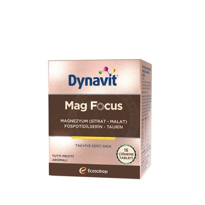 Dynavit Mag Focus Magnesium & B-Vitamin Supplement 15 Tablets