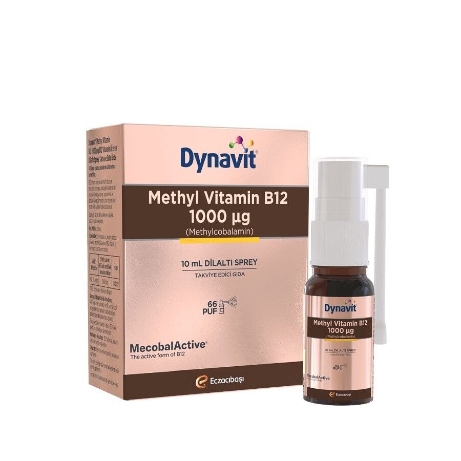 Dynavit Methyl Vitamin B12 Sublingual Spray 1000mcg 10 ml