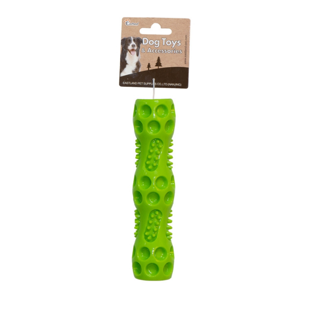 Juguete masticable para perros Eastland de plástico en forma de palo para la salud dental 17.5 cm