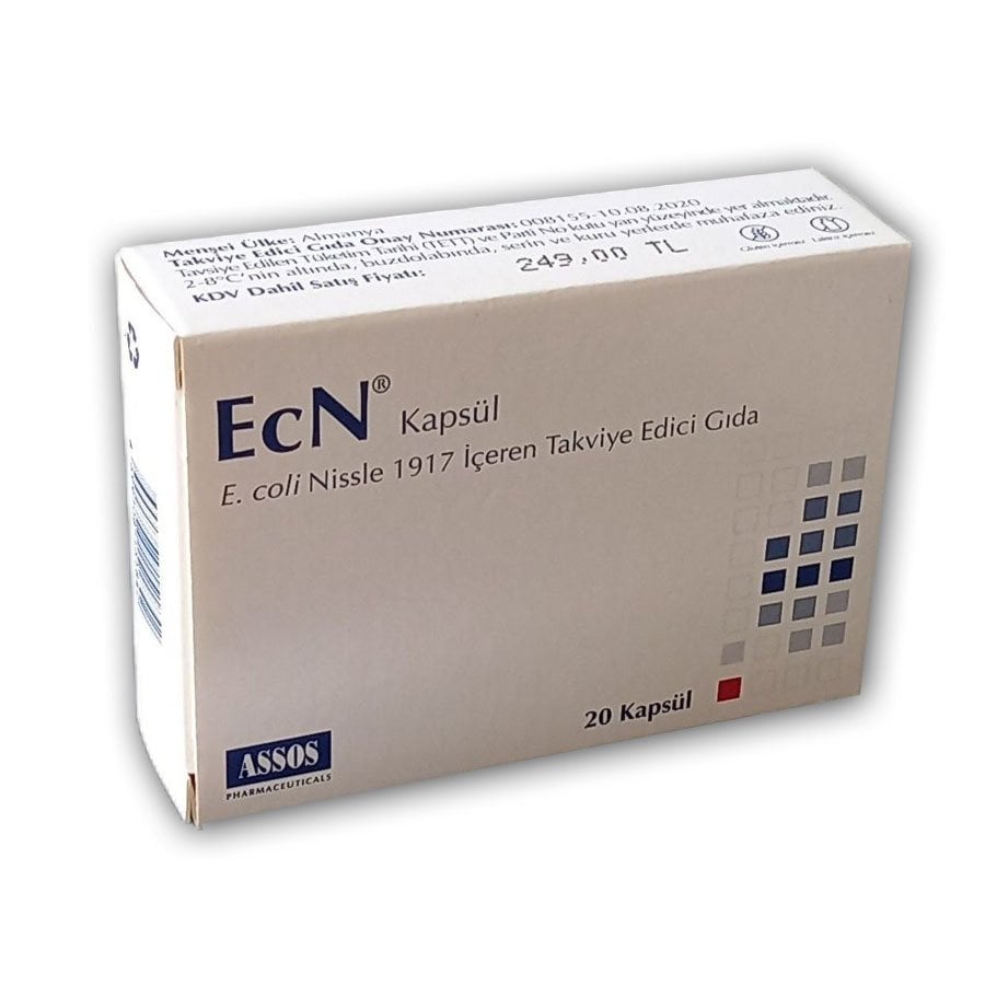 Assos Pharma ECN E.Coli Nissle 1917 Probiotic Support 20 Capsules