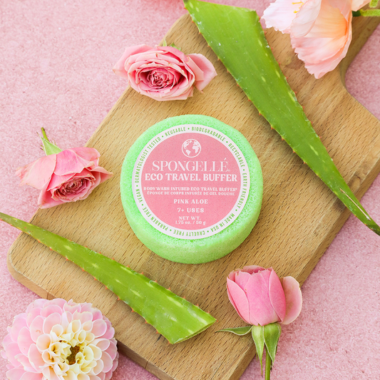 Aloe rosa | Buffer de viaje ecológico