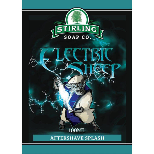 Stirling Soap Co. Electric Sheep Shaving Collection Shaving Set Pasteur Pharmacy Aftershave Splash 3.4oz