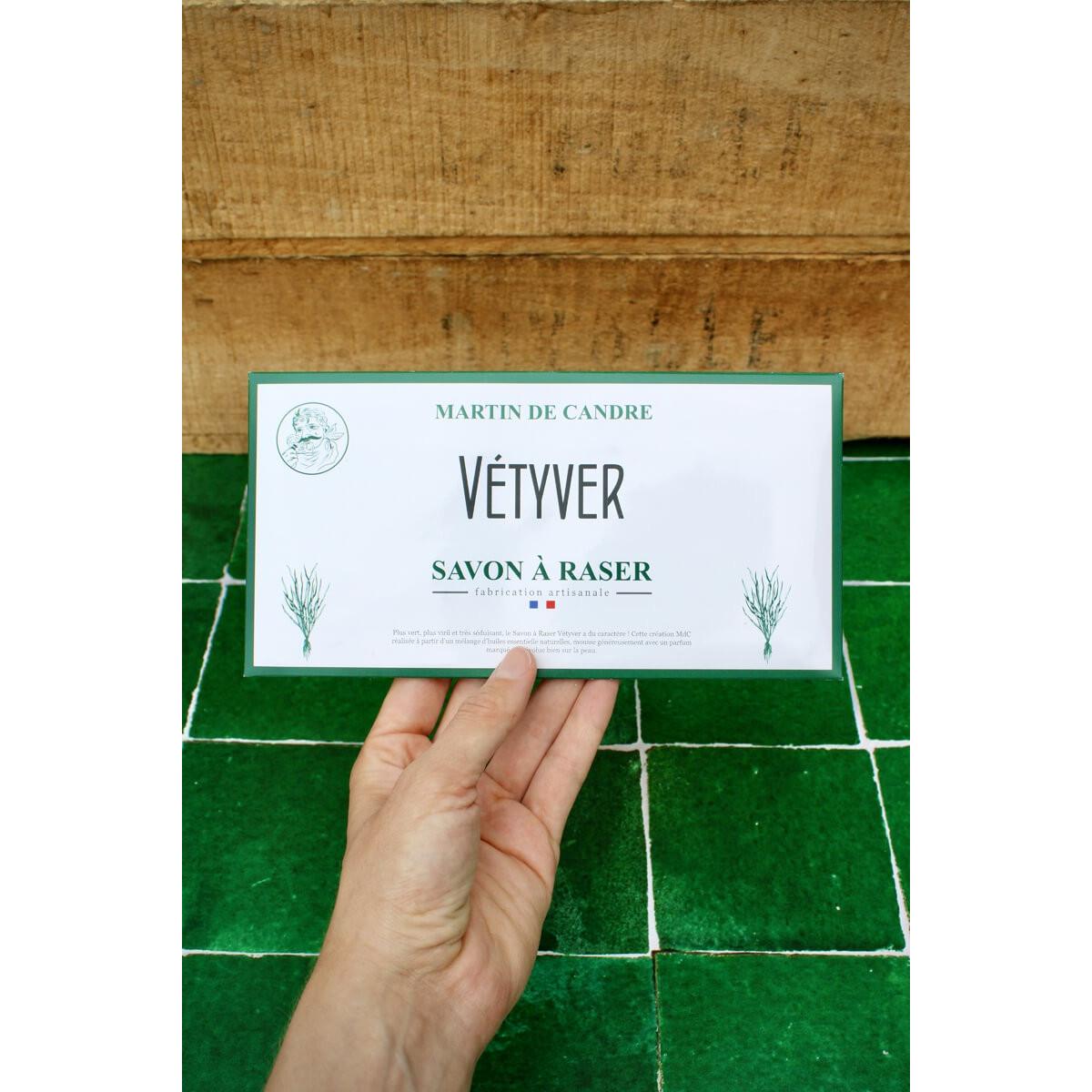 Martin de Candre Vetyver Collection Shaving Soap Shaving Soap Pasteur Pharmacy Envelope