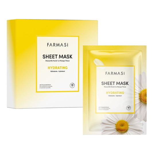 Farmasi Hydrating Chamomile Sheet Mask Set of 5 x 28g