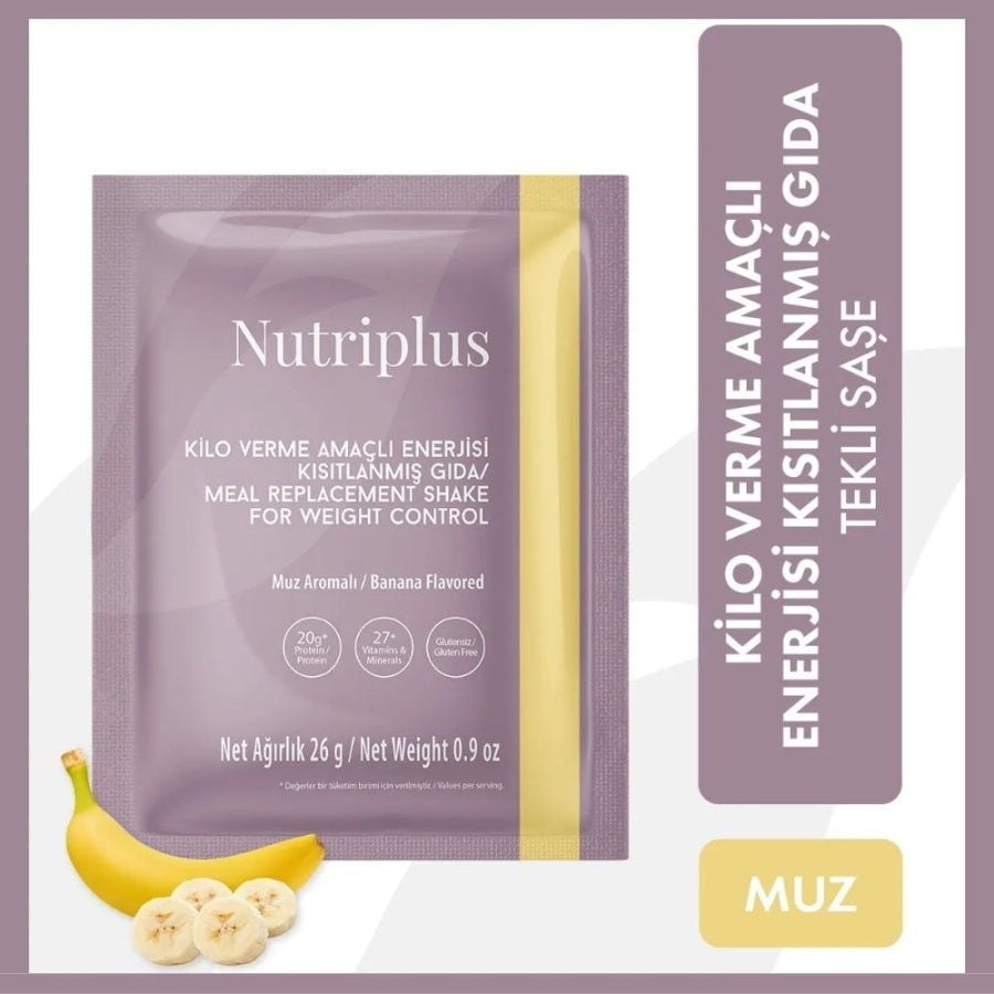 Farmasi Nutriplus Banana Flavor Meal Replacement Shake 27g