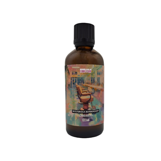 Terry's Soap Mysterious Barbershop Shaving Collection Shaving Set Pasteur Pharmacy Aftershave Alcohol-Free 3.4 oz