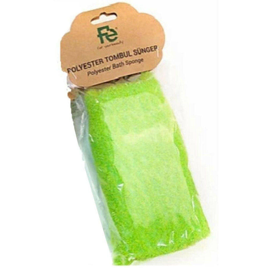 Fe Polyester Round Bath Sponge for Gentle Exfoliation 1 pc