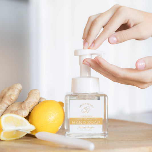 Ginger Lemon | Luxe Foaming Hand Soap (250 mL) Foaming Hand Soap MIXOLOGIE