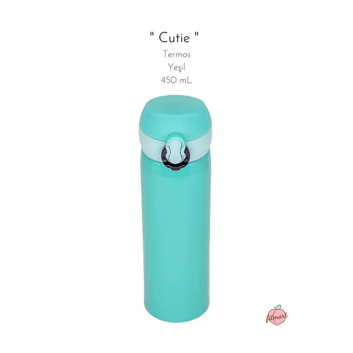 Fitmart Cutie Insulated Thermos for Daily Hydration Green 450ml