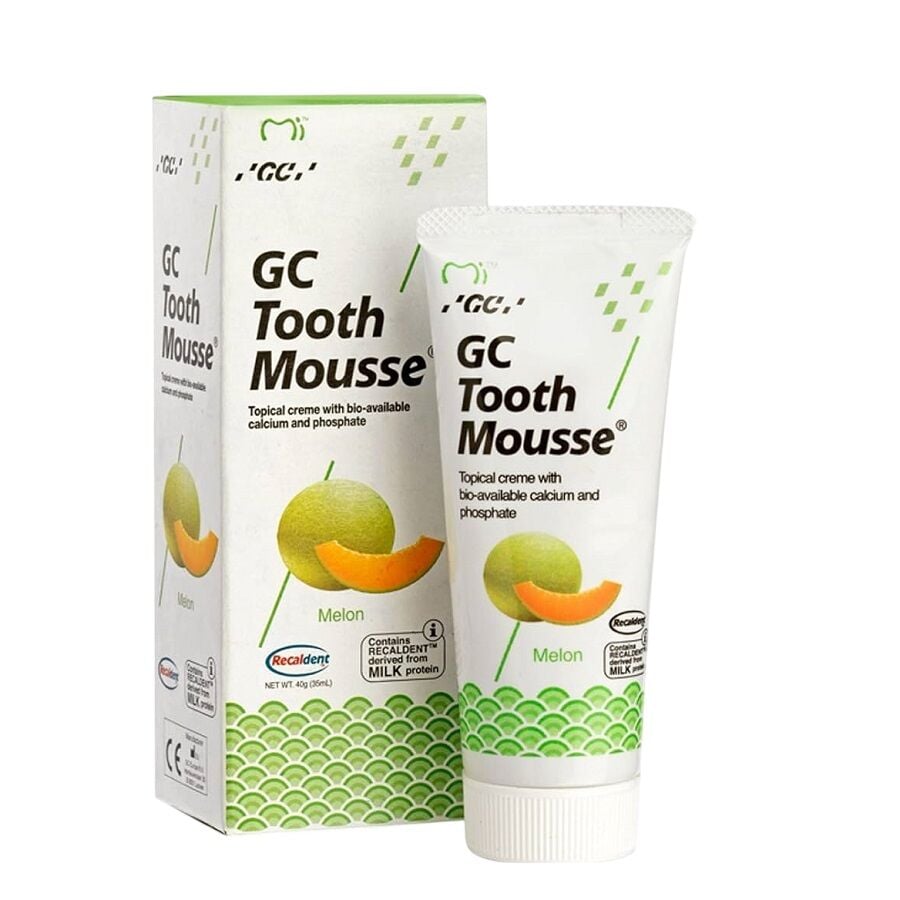 GC Tooth Mousse Melon Flavor Remineralizing Tooth Cream 40g