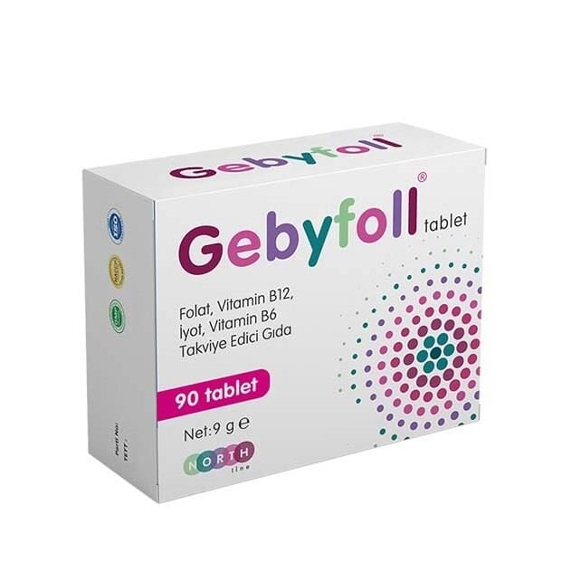 Northline Ilac Gebyfoll Supplement with Folate & B12 90 Tablets