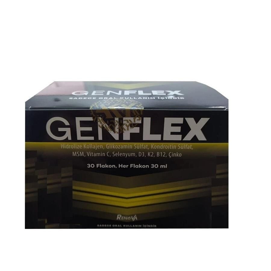 Renova Ilac Genflex Hydrolyzed Collagen Liquid Supplement 30x30ml