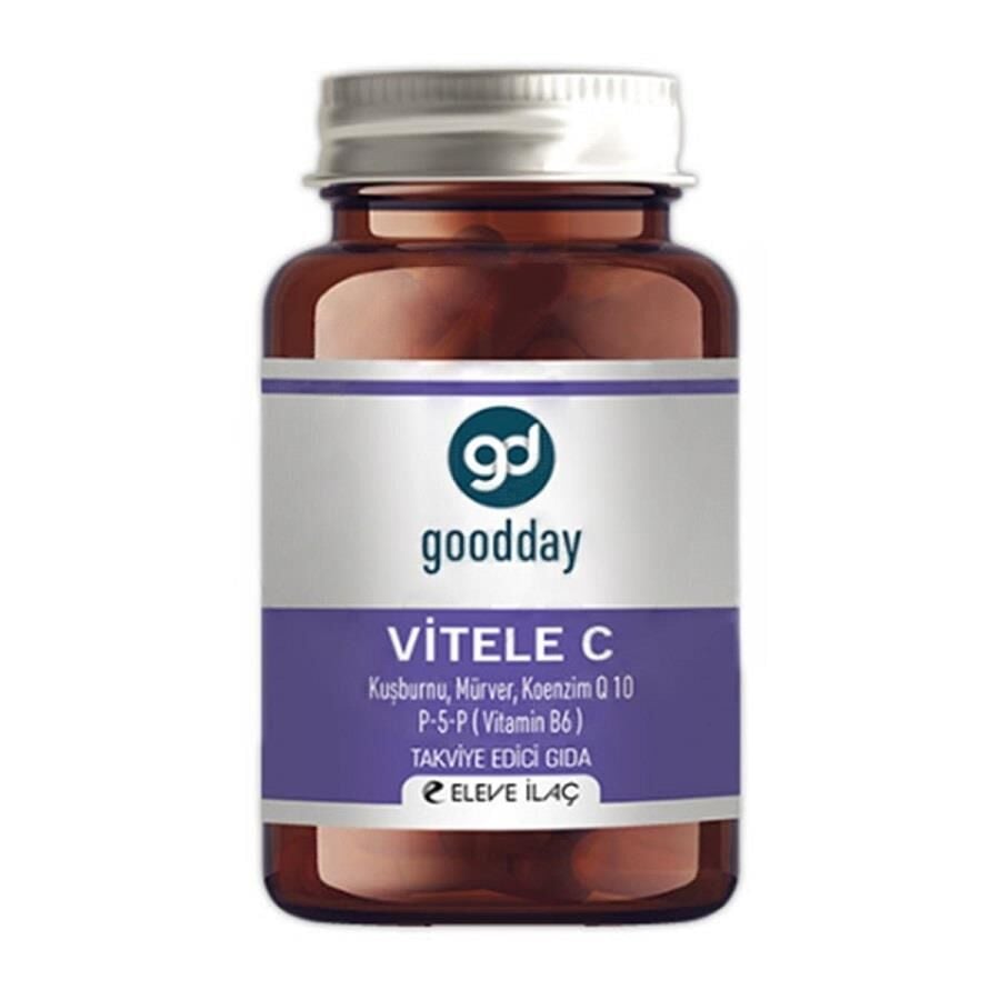 Goodday Vitele C Vitamin C & Sambucus Nigra Supplement 60 Capsules