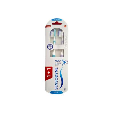 Sensodyne Soft Toothbrush: Gentle & Rapid Relief for Sensitive Teeth & Gums - Ergonomic Design, Comfortable Grip