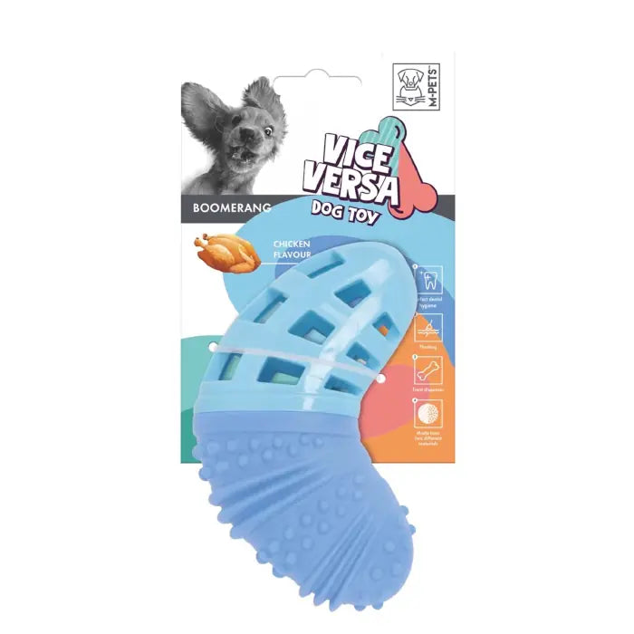 M-Pets Vice Versa Boomerang Chicken Scented Dog Toy