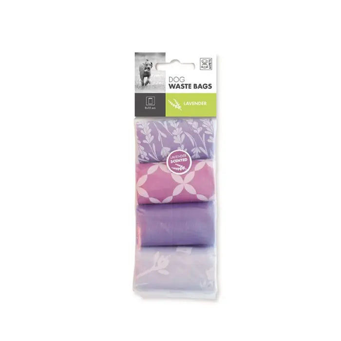 M-Pets Lavender Scented Dog Waste Bags 8-Pack 120 Count