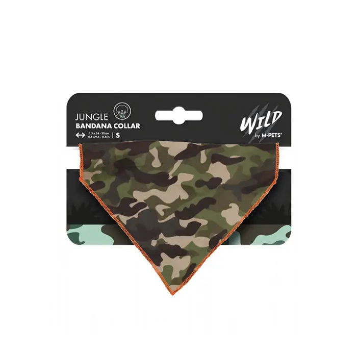 Bandana pour chien M-Pets Wild Jungle, accessoire élégant pour animal de compagnie, petit modèle