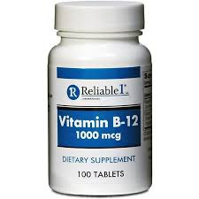 Reliable-1 Laboratories Vitamin B-12 – 1000 mcg (100 Tablets) Vitamins & Supplements Pasteur Pharmacy
