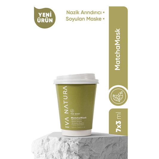 Iva Natura Matcha Face Mask Sebum Balancing Care 7x3 ml
