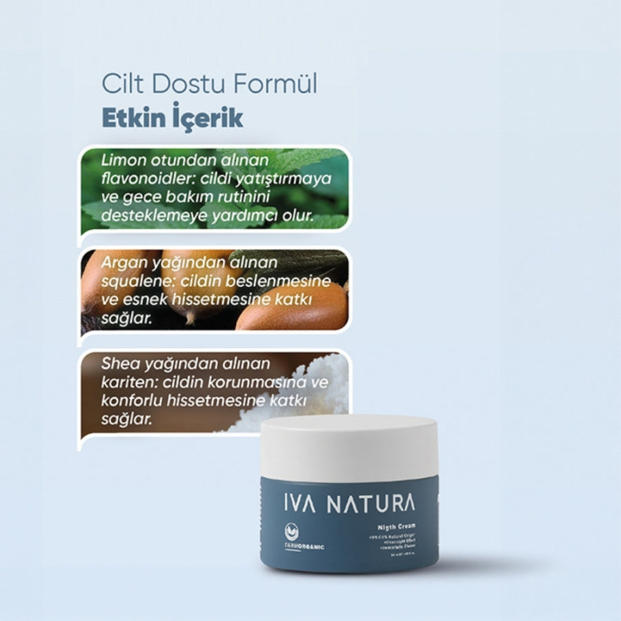 Iva Natura Night Cream for Skin Renewal 50 ml