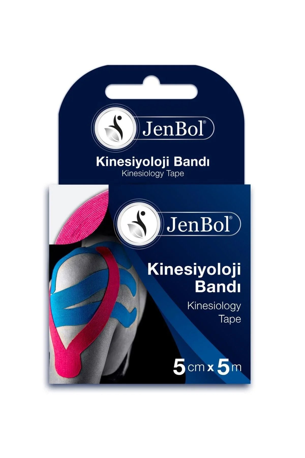 Jenbol Kinesiology Tape Pink Support Band 5 cm x 5 m