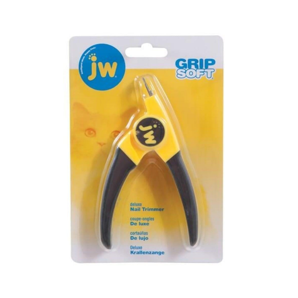 JW Gripsoft Deluxe Cat Nail Clipper with Safety Guard