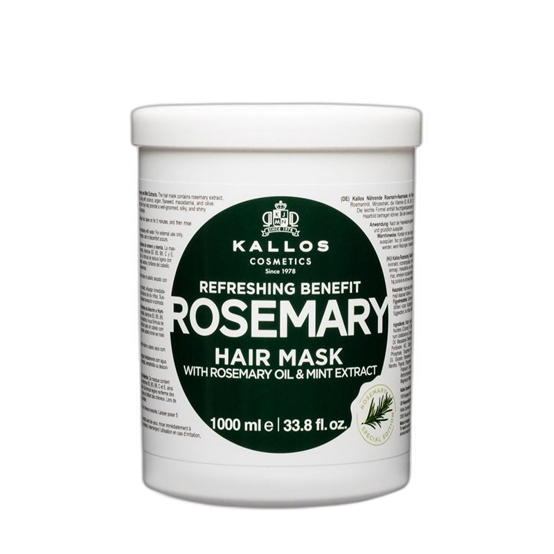 Kallos Cosmetics Rosemary Nourishing Hair Mask for All Hair Types 1kg