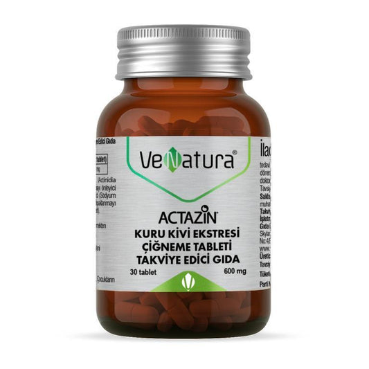 VeNatura Actazin Kiwi Extract Dietary Supplement - 30 Tablets for Digestive Health Support