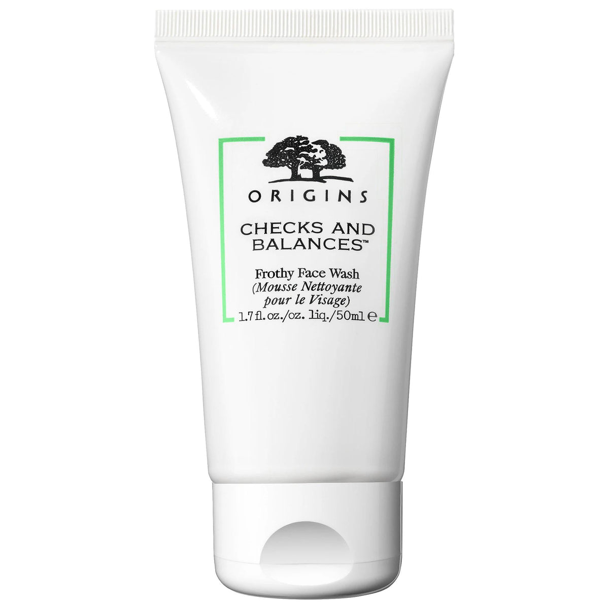 Checks and Balances™ Frothy Face Wash: Gentle Daily Facial Cleanser for Balanced, Vegan & Cruelty-Free Skin with Kelp Extract