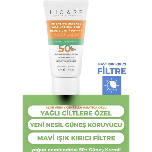 Licape Aloe Vera Sunscreen SPF 50 for Oily Skin 40ml