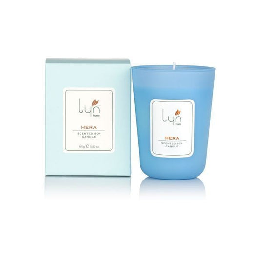 Vela de cera de soja aromática Hera de Lyn Skincare para el ambiente del hogar 165g