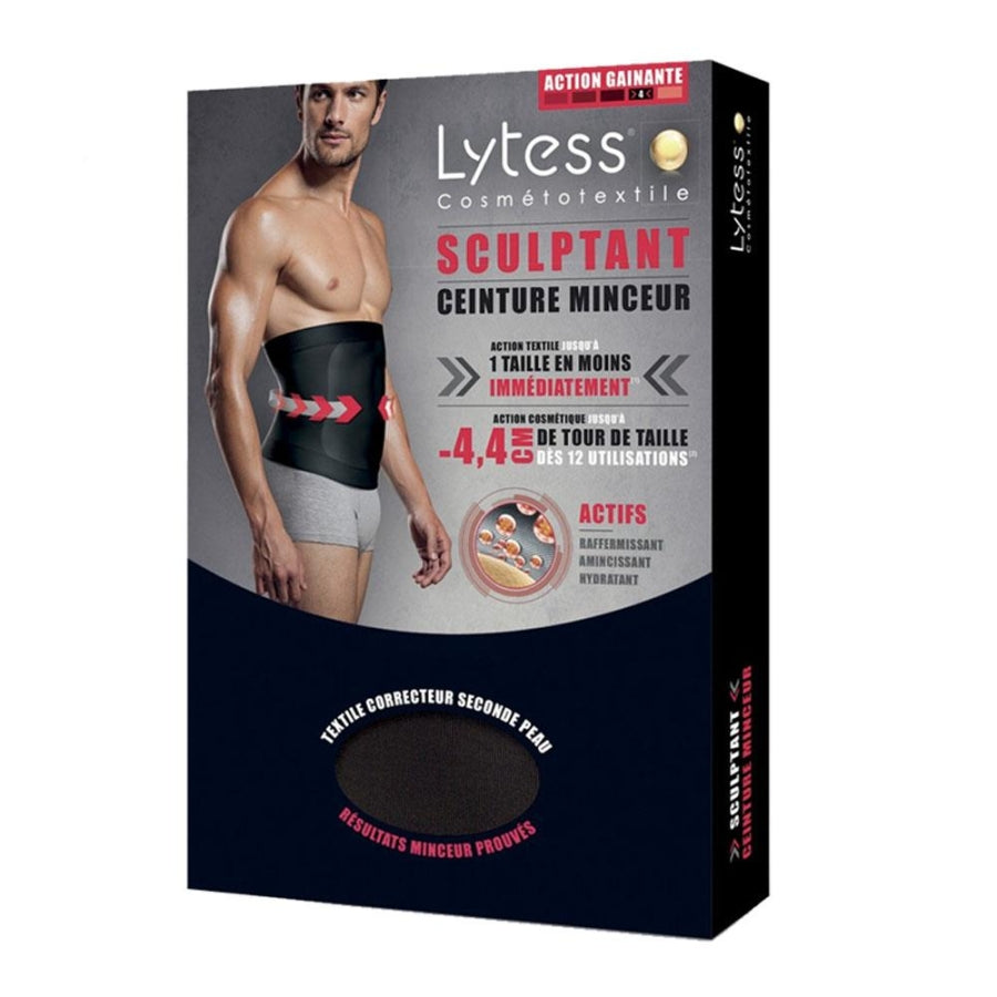 Lytess Men Sculpt & Slim Belt Firming Body Shaper XXL Black