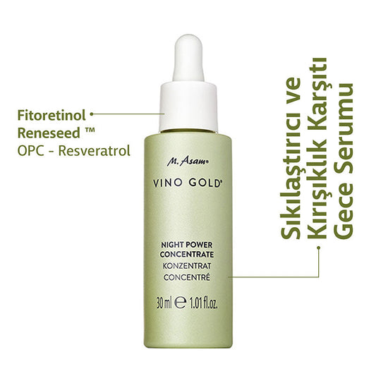 M. Asam Vino Gold Night Power Firming, 30 ml