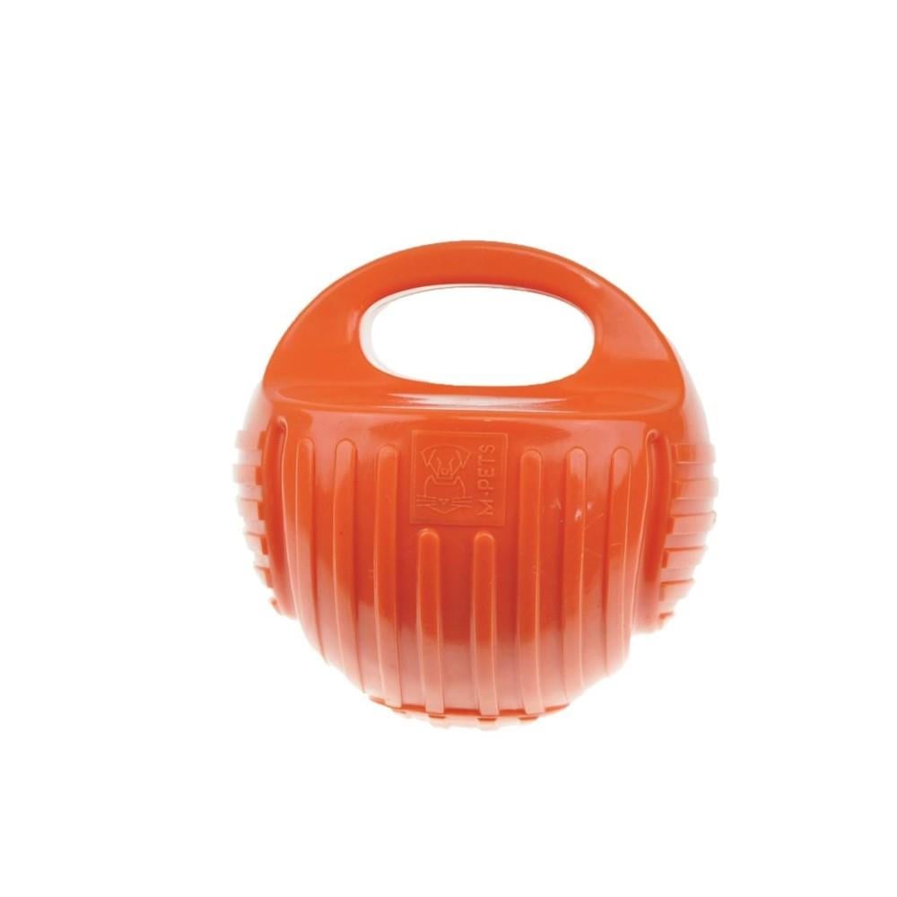 M-Pets Arco Ball Durable Rubber Dog Toy Orange 13 cm