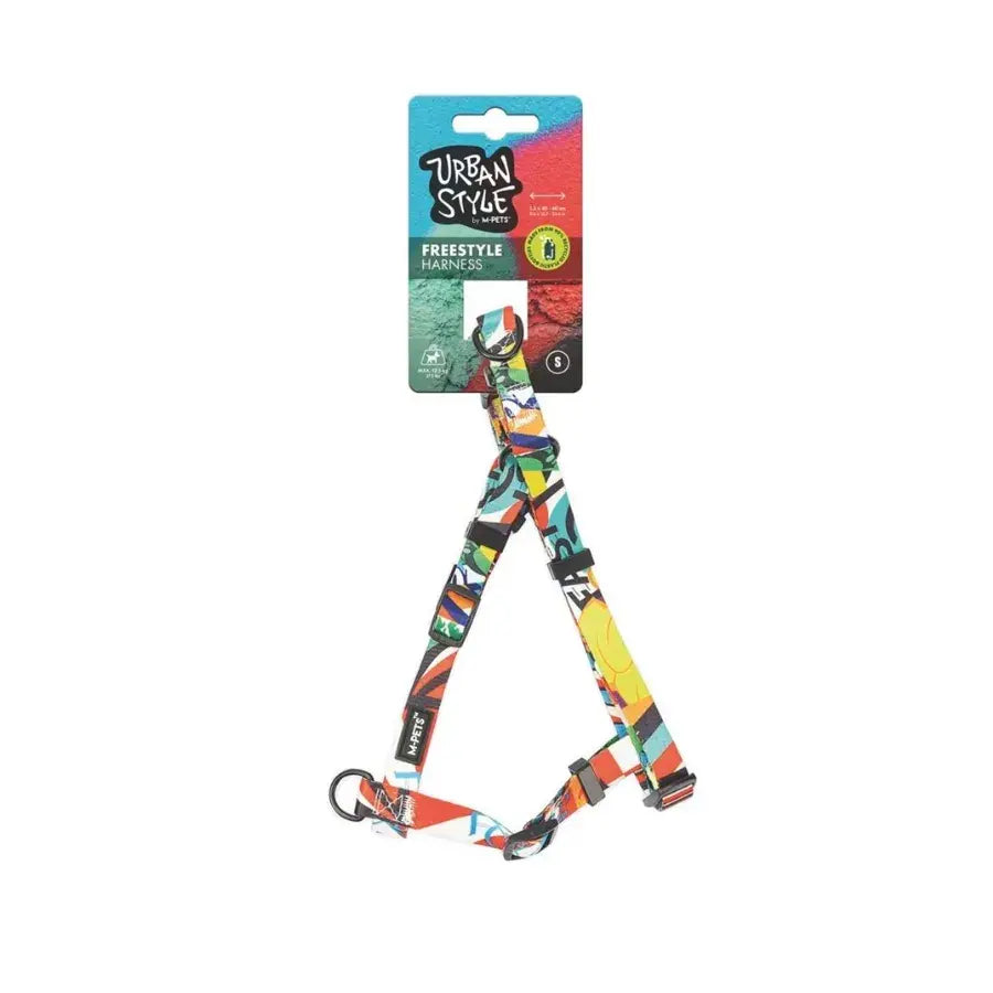 M-Pets Urban Style Freestyle Colorful Dog Harness Small