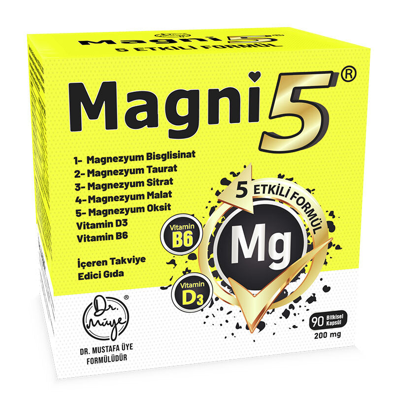 Magni5 Magnesium Complex with Vitamin D3 & B6 90 Capsules