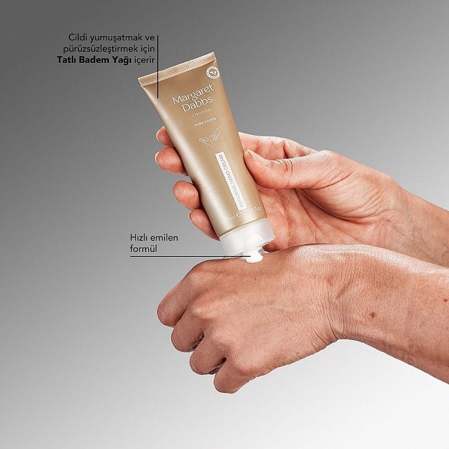 Margaret Dabbs London Pure Repairing Hand Cream for Dry Skin 45 ml