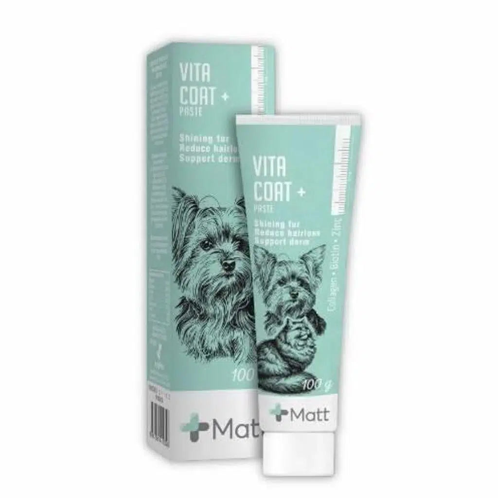 Matt Vita Coat Skin & Coat Support Paste for Cats & Dogs 100g