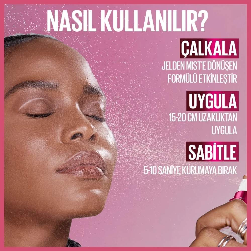Maybelline Grippy 24H Makeup Setting Spray with Niacinamide 60ml