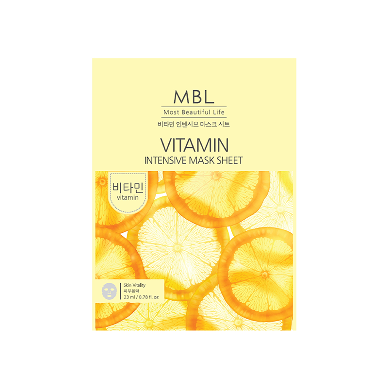 Teresia MBL Pure Vitamin Intensive Mask Sheet for Radiance 23 ml