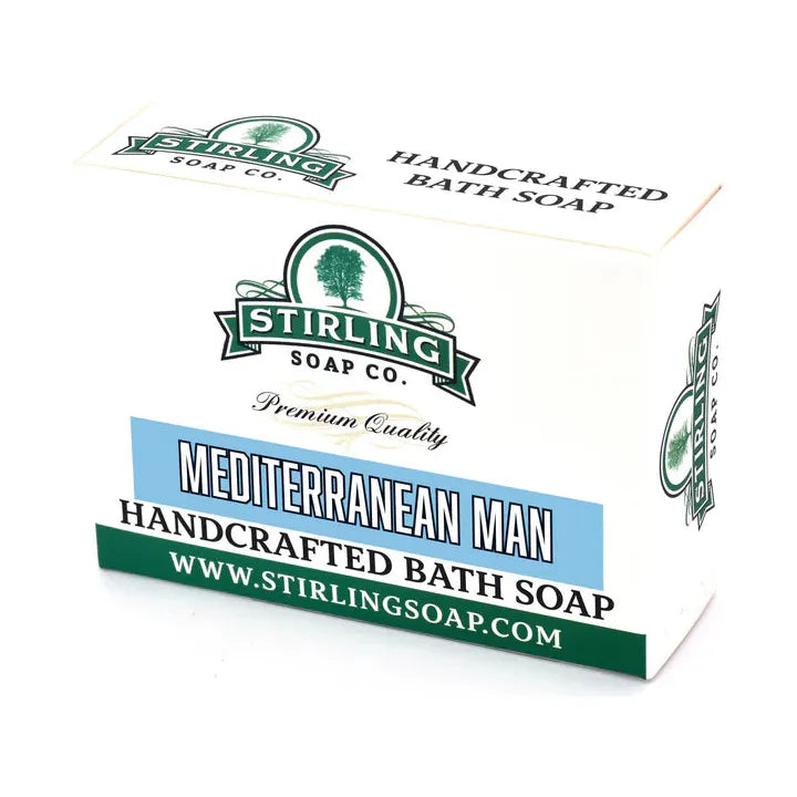 Jabón de baño Mediterranean Man de Stirling Soap Co., 5.5 oz