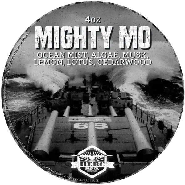 Herc Soap Co. Mighty Mo Shaving Collection Shaving Set Pasteur Pharmacy Shaving Soap 4 Oz