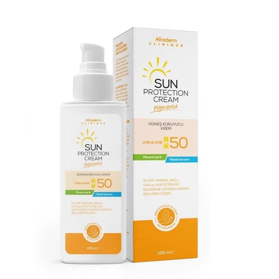 Crème solaire protectrice Miraderm Pigmenta SPF50 100 ml