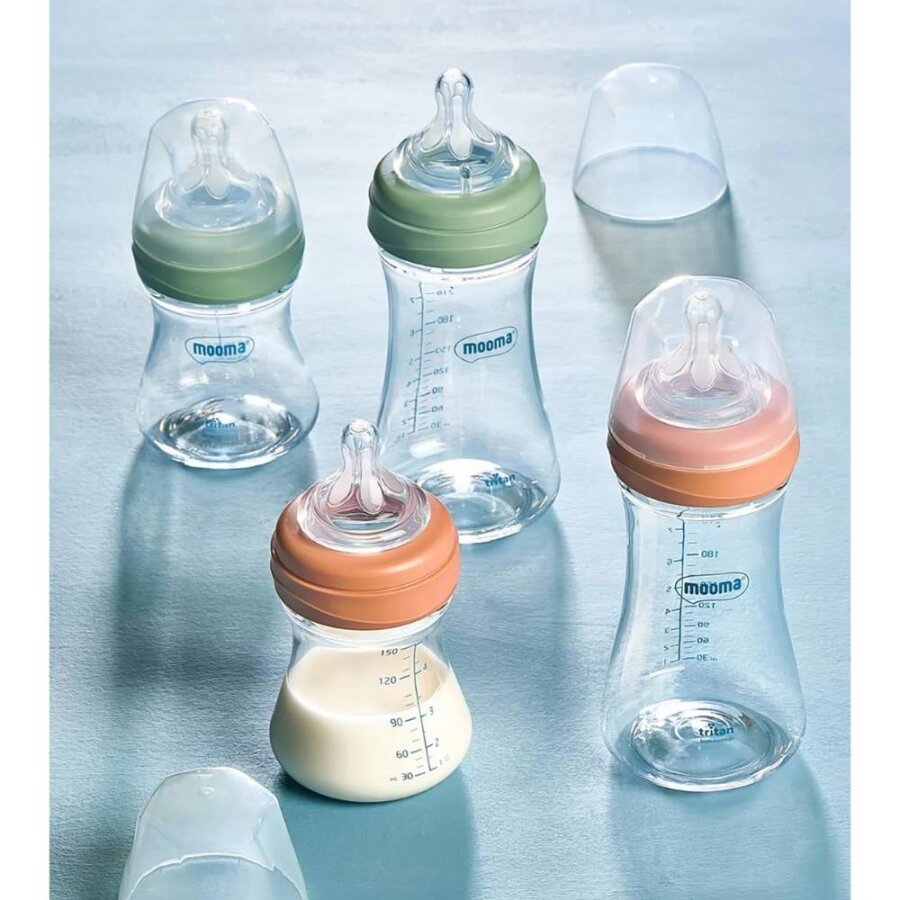 Mooma Neutra Anti-Colic Tritan Baby Bottle Coral 150 ml