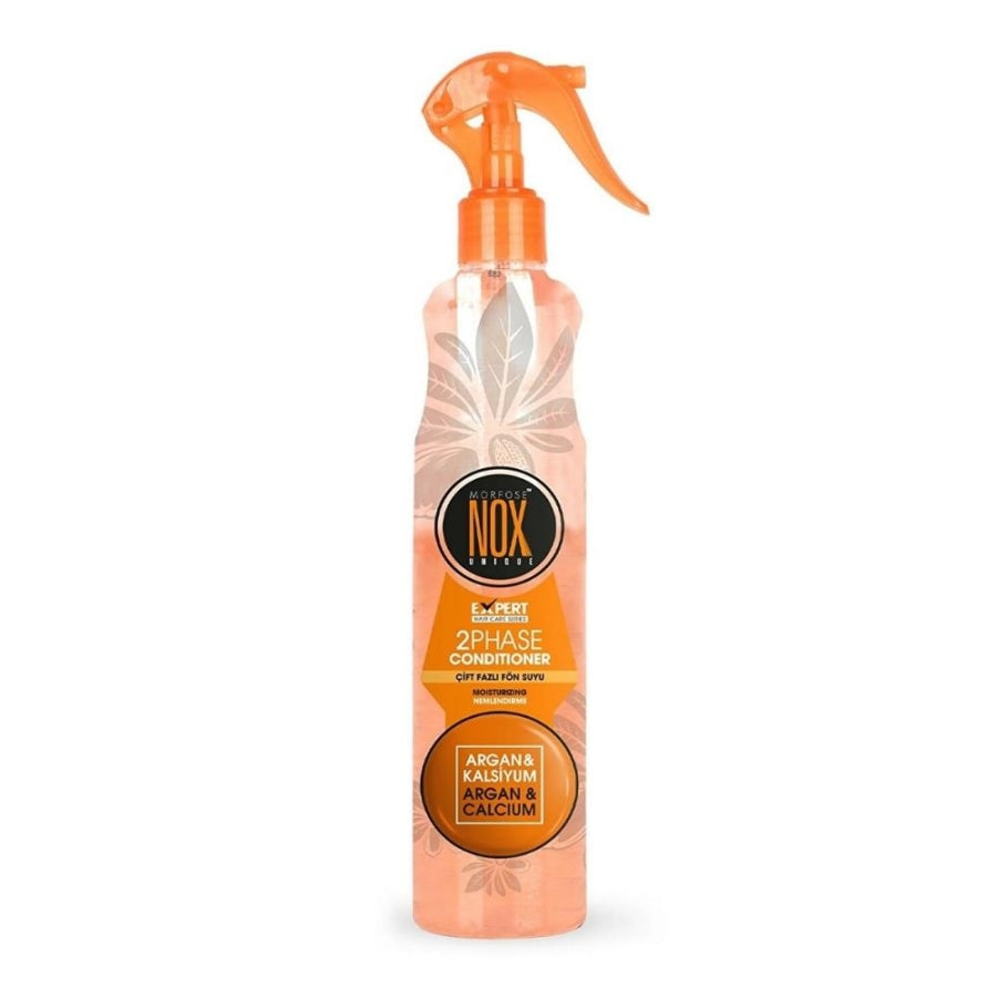 Spray biphasé pour brushing Morfose Nox à l'argan et au calcium 400 ml