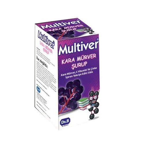 Farma Life Multiver Black Elderberry Syrup 150ml