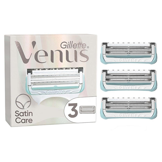 Cabezales de repuesto para rasuradora Gillette Venus Bikini: piel sensible, afeitado sin irritación para el cuidado femenino, recorte preciso de la línea del bikini